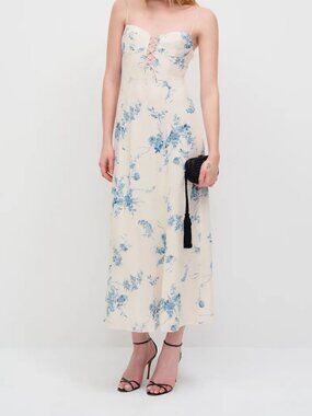 reformation tiffie midi dress Reformation | Dresses | New Reformation Tiffie Midi Dress In Basilica Rose  Floral Print